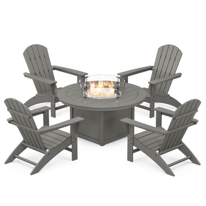 Fire pit discount table chair set