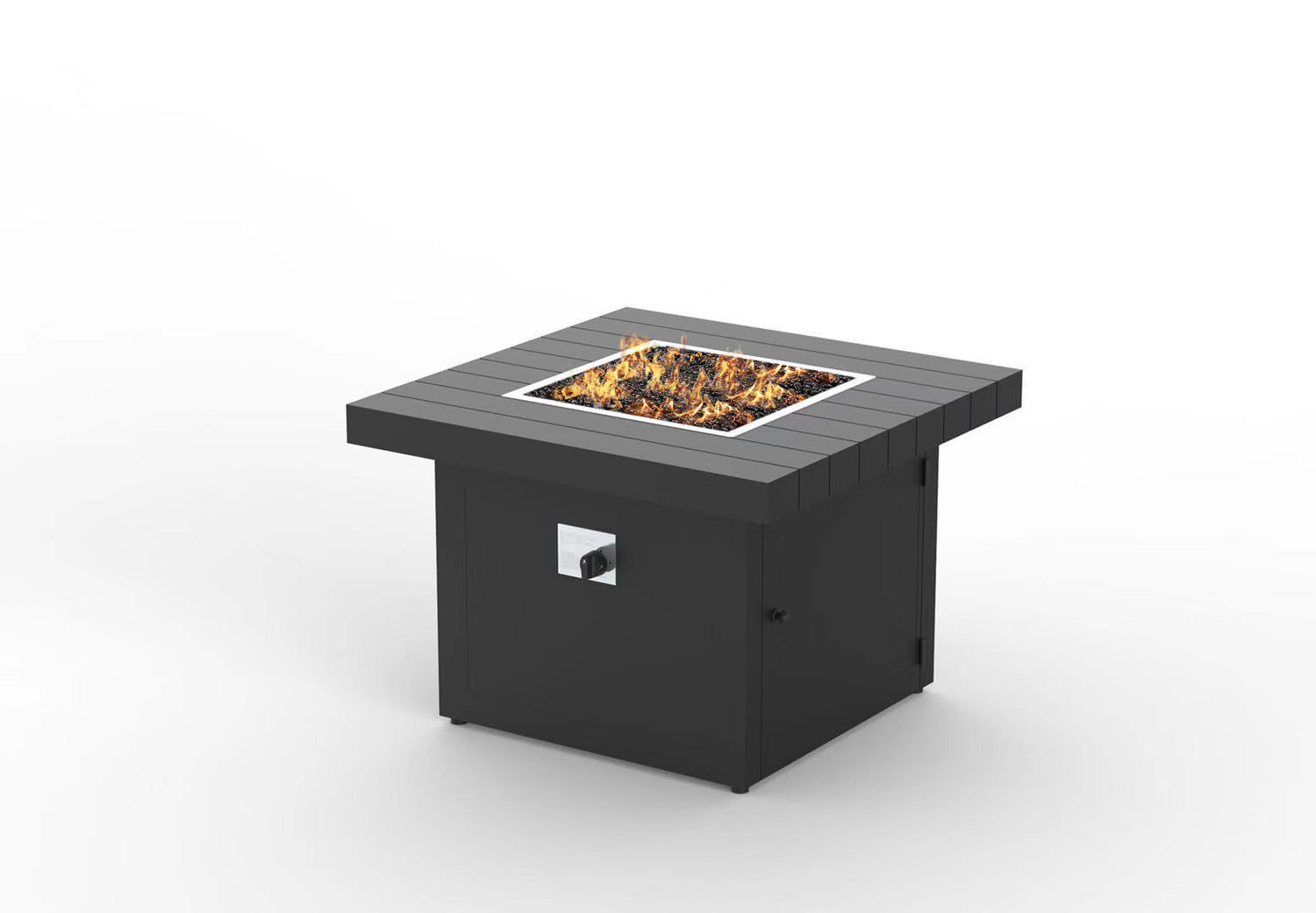 Plank &amp; Hide 34&quot; Square Propane Fire Pit