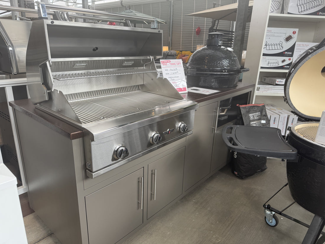 Challenger Cart with Delta Heat Primo Grill