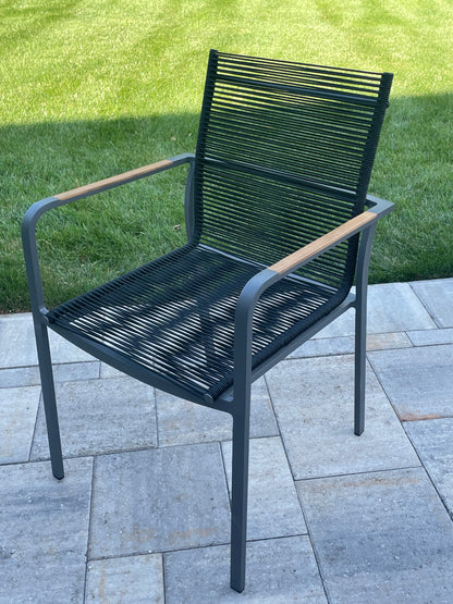 Kiera Aluminum Rope Dining Chair