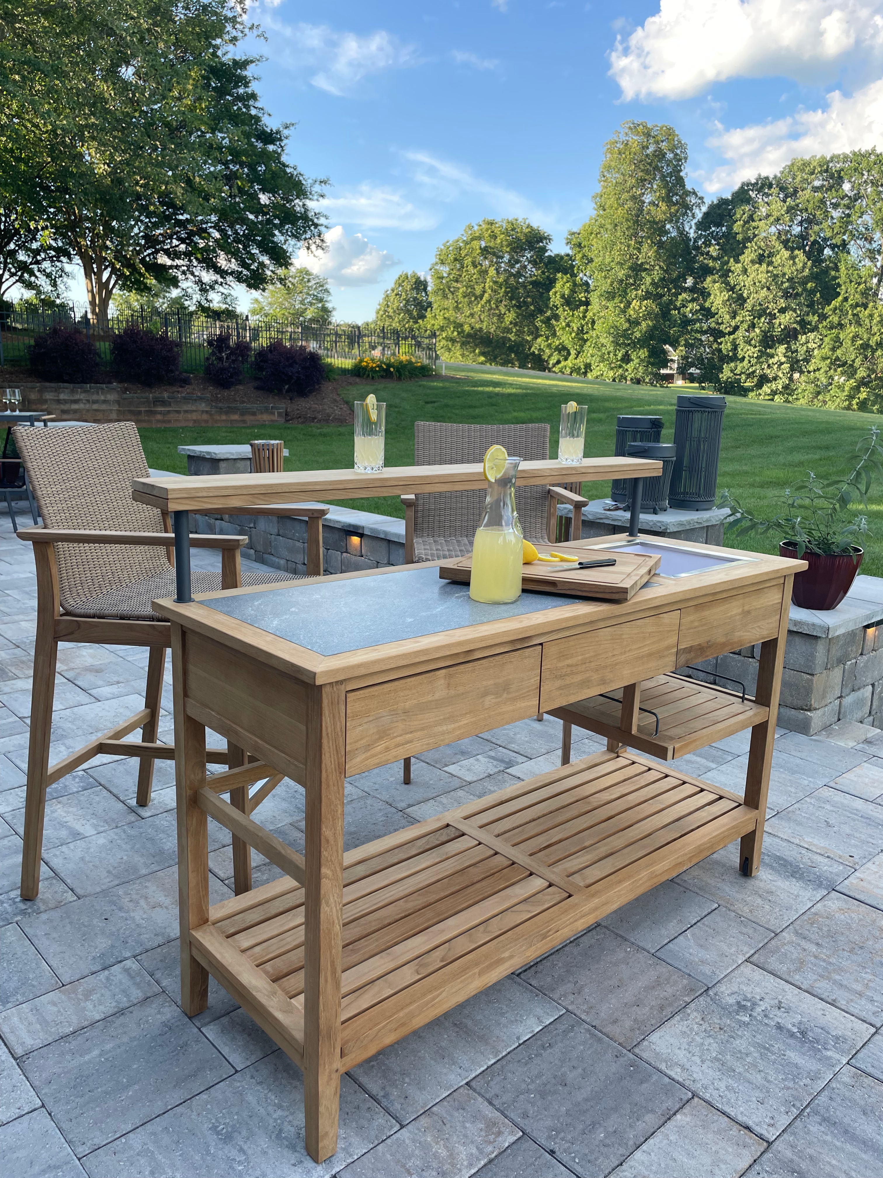 Beckett Teak Buffet Table