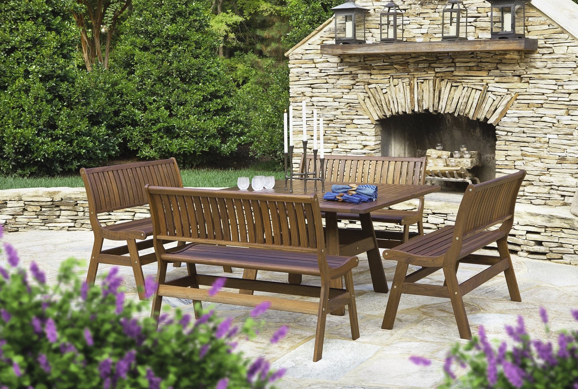 Ipe outdoor best sale dining set