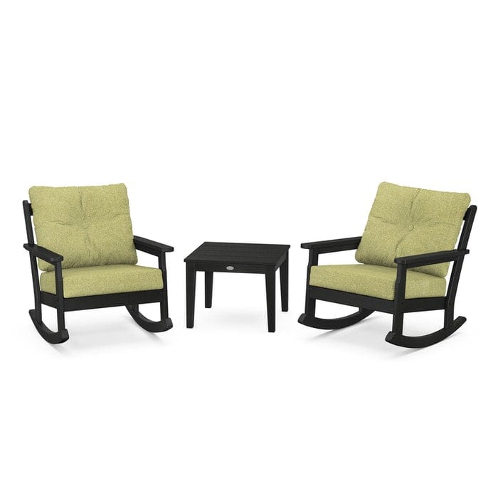 Polywood Vineyard 3-Piece Deep Seating Rocking Chair Set - Casual Furniture World