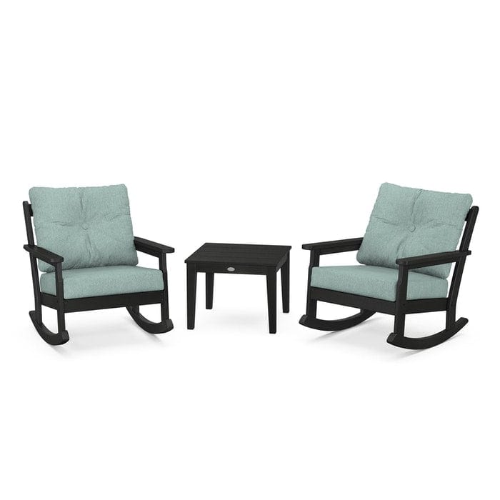 Polywood Vineyard 3-Piece Deep Seating Rocking Chair Set - Casual Furniture World