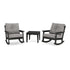 Polywood Vineyard 3-Piece Deep Seating Rocking Chair Set - Casual Furniture World