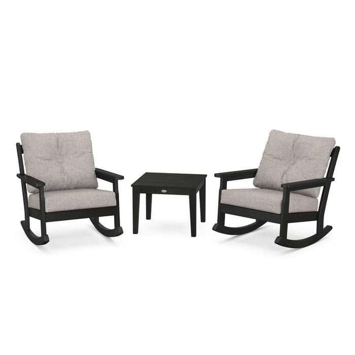 Polywood black rocking discount chairs