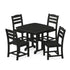 Polywood La Casa Café 5-Piece Side Chair Dining Set - Casual Furniture World