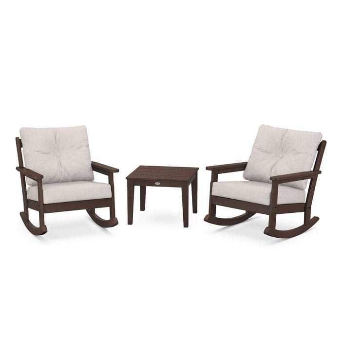 Polywood Vineyard 3-Piece Deep Seating Rocking Chair Set - Casual Furniture World