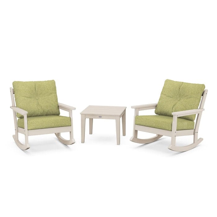 Polywood Vineyard 3-Piece Deep Seating Rocking Chair Set - Casual Furniture World