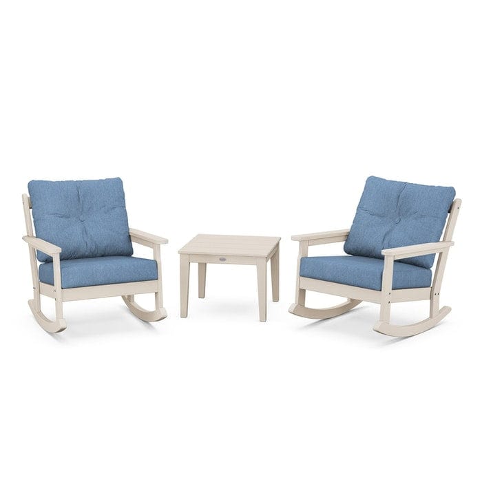 Polywood Vineyard 3-Piece Deep Seating Rocking Chair Set - Casual Furniture World