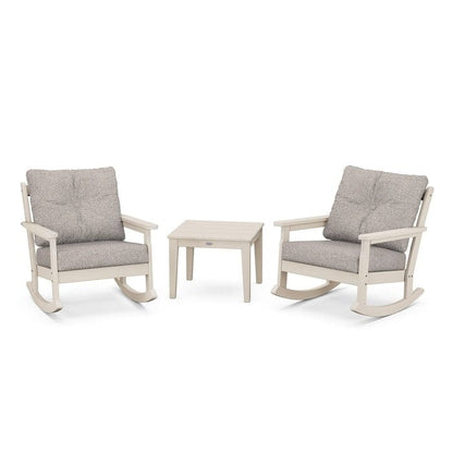 Polywood Vineyard 3-Piece Deep Seating Rocking Chair Set - Casual Furniture World