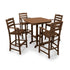 Polywood La Casa Café 5-Piece Bar Set - Casual Furniture World