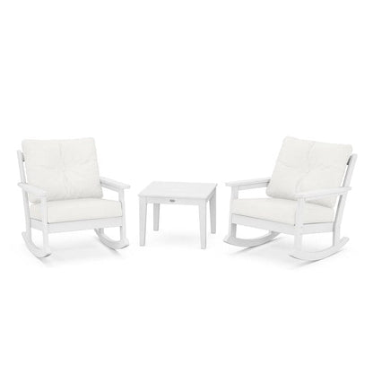 Polywood Vineyard 3-Piece Deep Seating Rocking Chair Set - Casual Furniture World