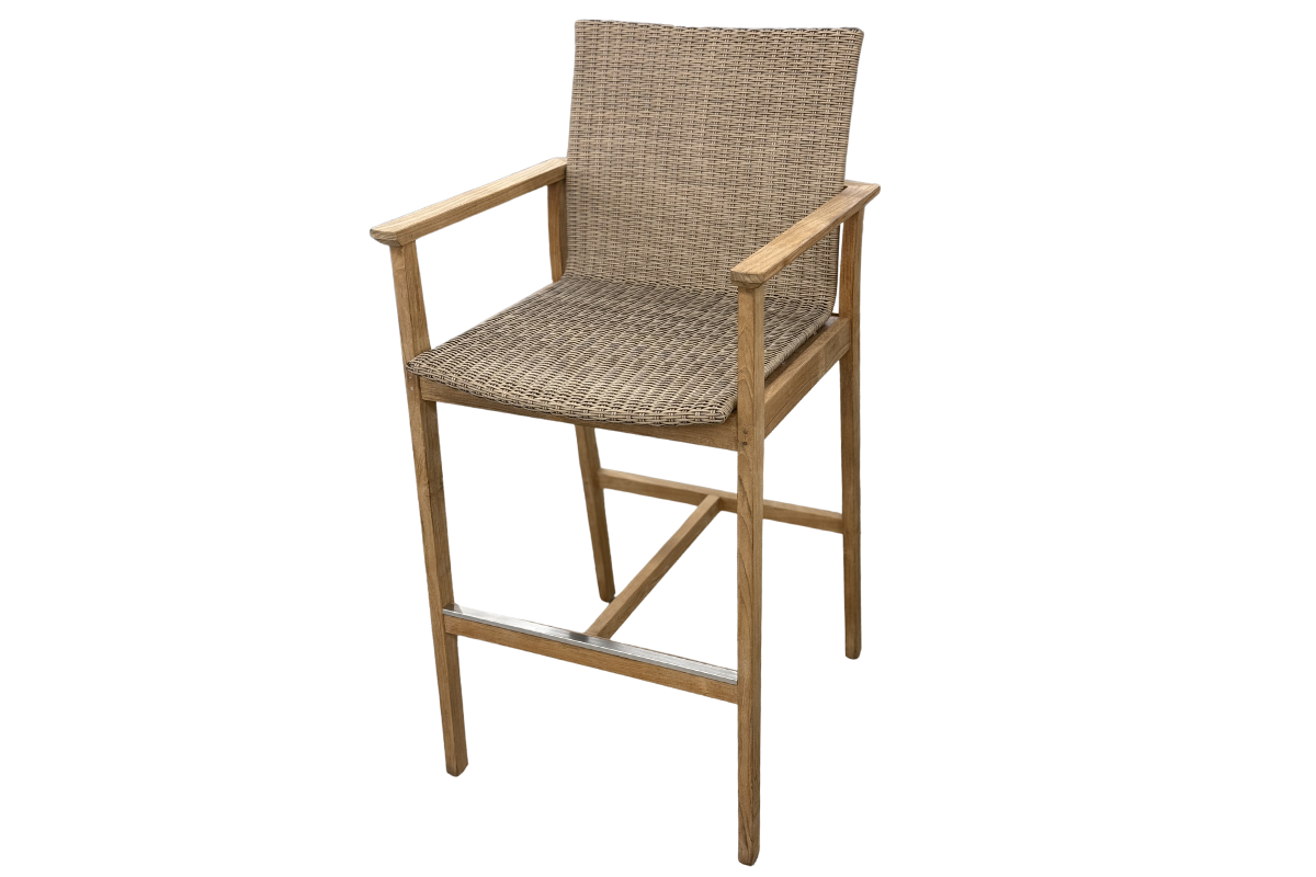 Slone Wicker Bar Chair